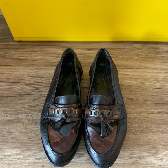 Vintage loafers size 8 - genuine leather made in Brazil - Picture 2 of 11